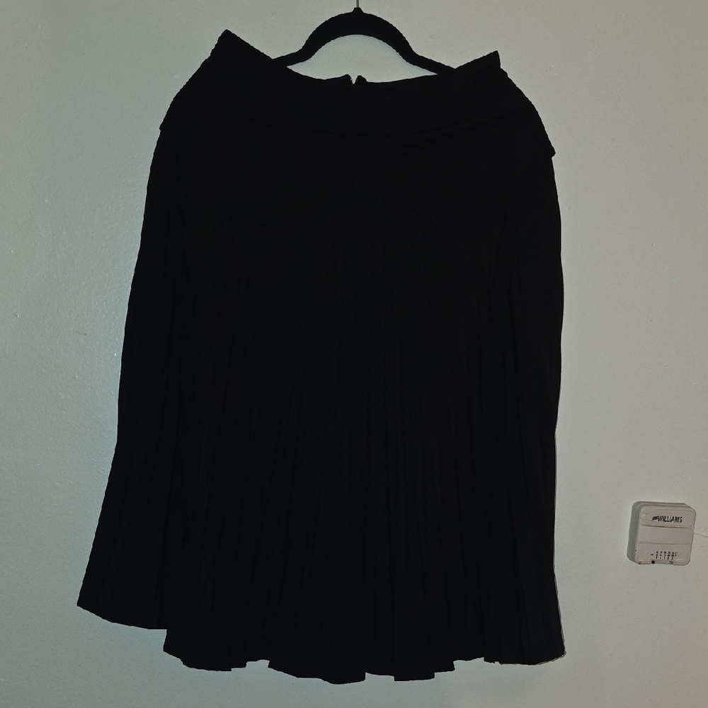 Chic Black A-Line Skirt